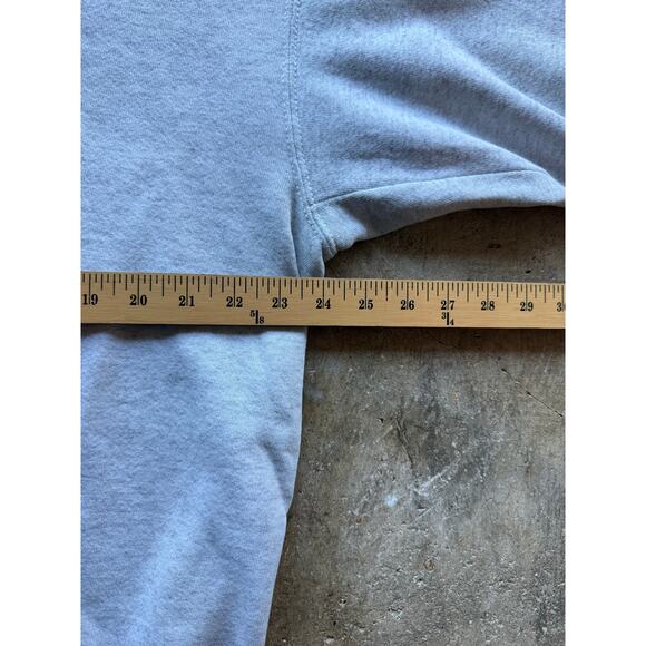 Vintage 90s Illinois Medicine Gray Hoodie Sweatshirt Size Large Made In USA - Picture 6 of 7